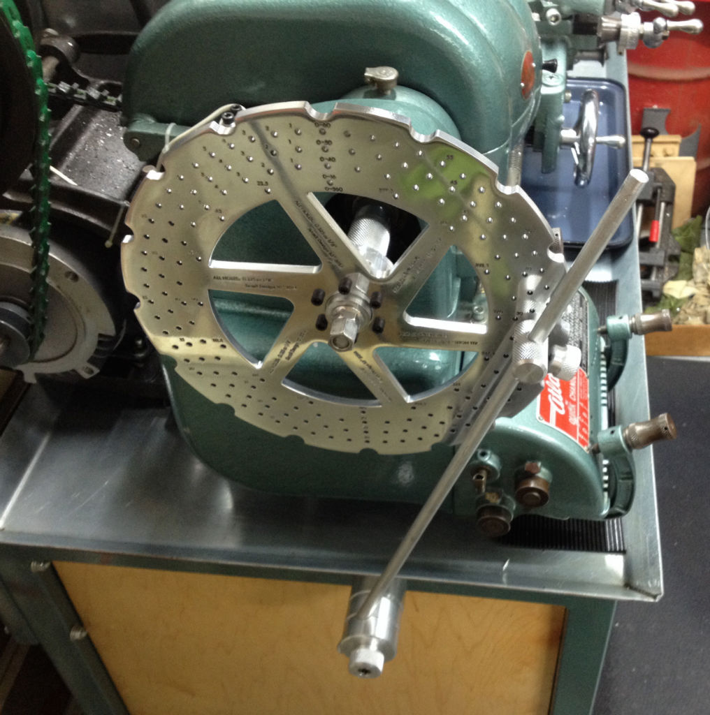 Indexing plate complete. (Atlas Lathe 10″) HYPE®LINKS